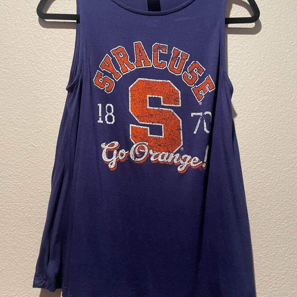 Syracuse Women's Navy Tank Top
